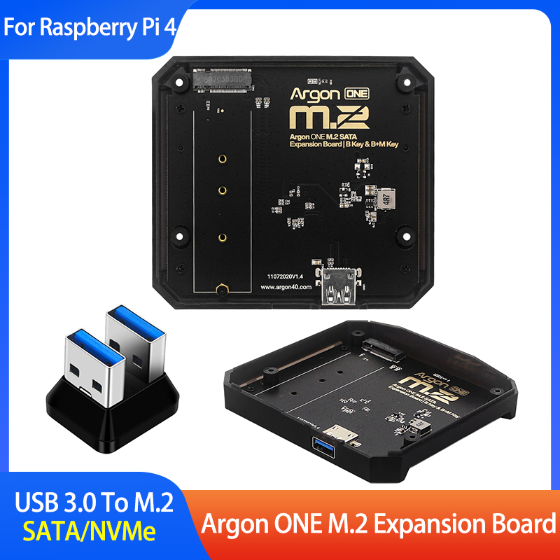 Pi 4 Case - Argon ONE M.2 Papan Ekspansi USB