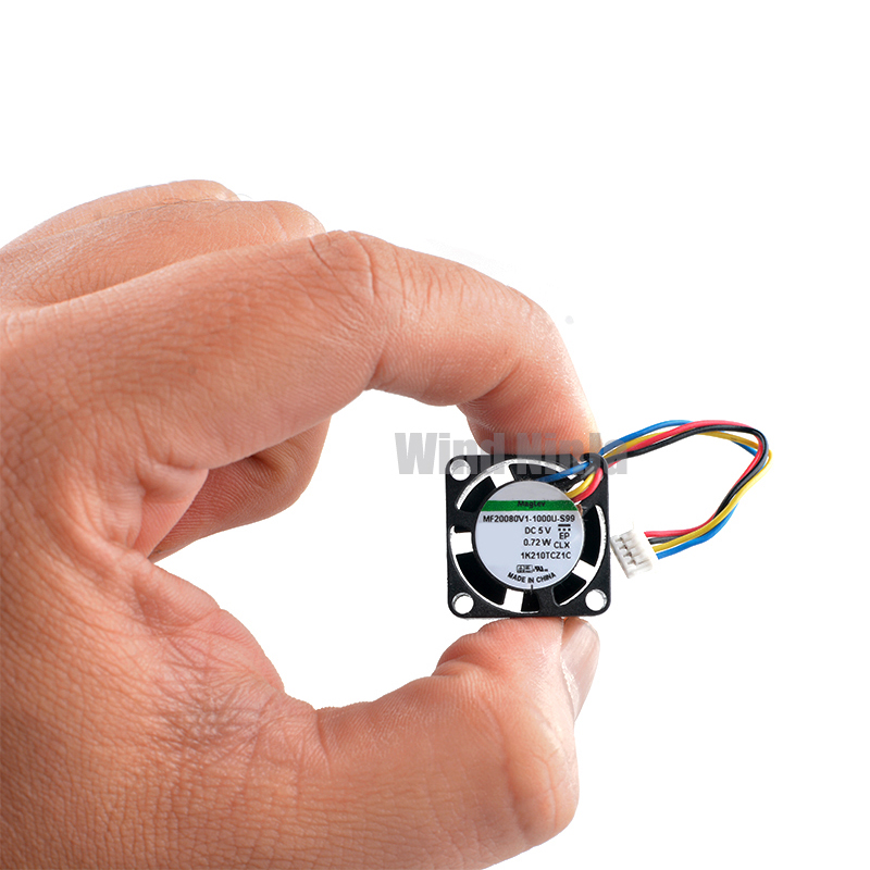 Raspberry Pi 4 - (2 buah) MF20080V1-1000U-S99 Kipas Pendingin Mikro