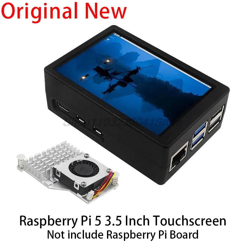 Pi 5 Case - 3.5 inci Raspberry Pi 5 layar