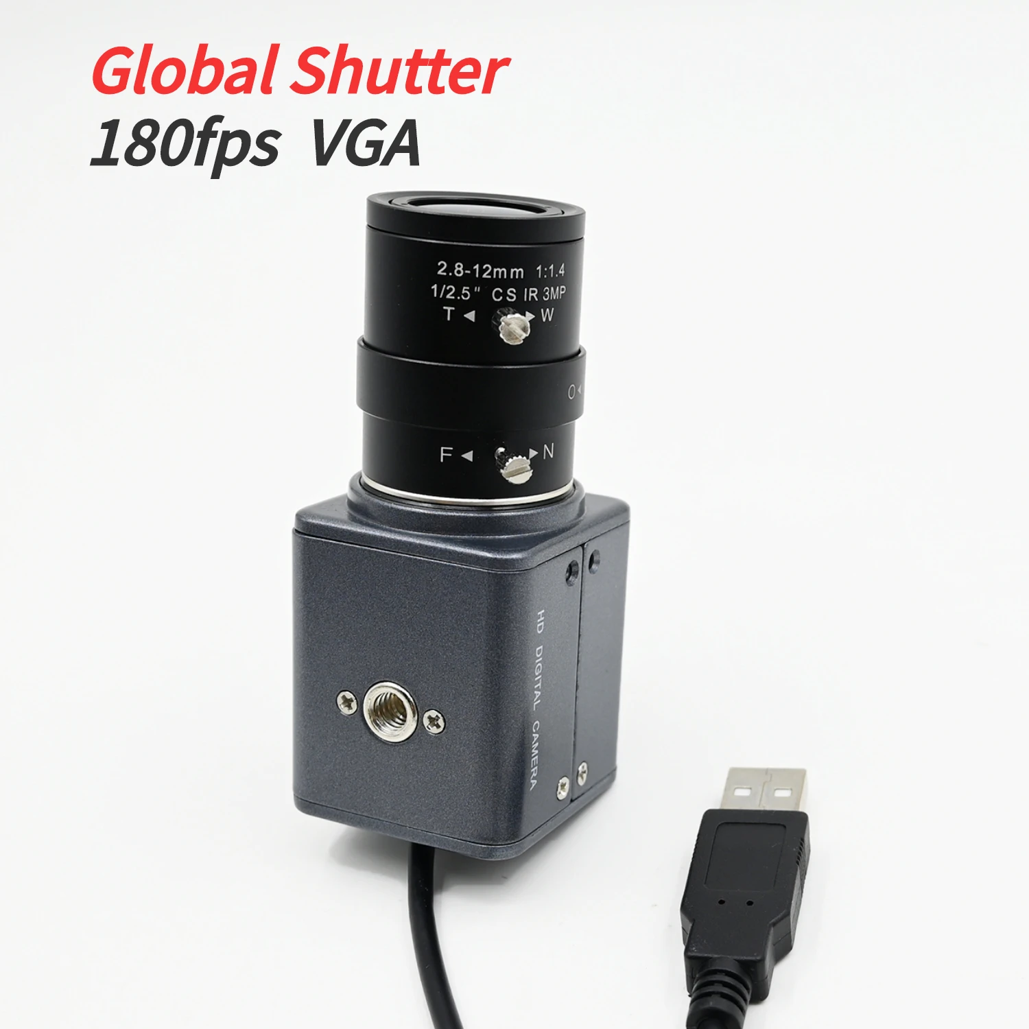 Raspberry Pi Global Shutter Camera Imx296 - Rana Global 180fps kotak Mini VGA