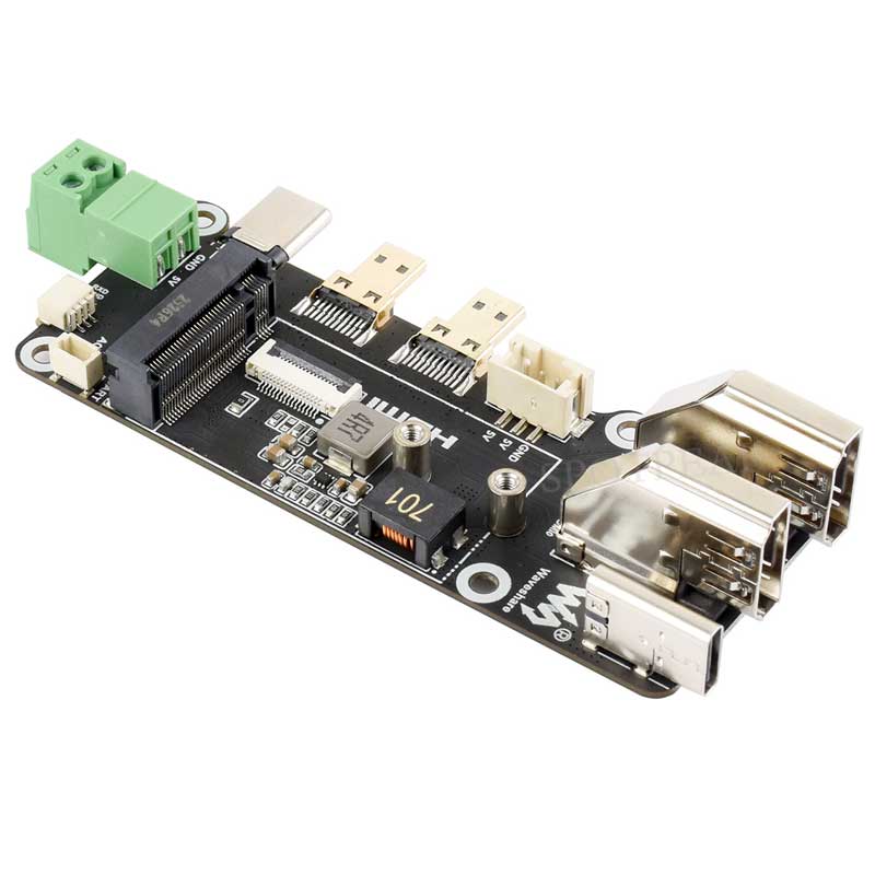 Raspberry Pi 5 PCIe ke M.2 Mul - Pi Cooler ulasan dan harga
