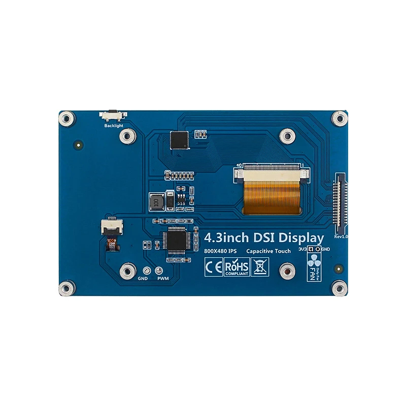 Layar LCD Kapasitif Antarmuka  - Pi Display ulasan dan harga