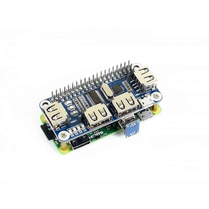 4 Port USB HDM HUB HAT Raspber - Raspberry Pi 4 ulasan dan harga