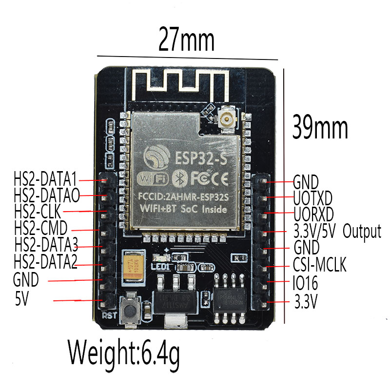 ESP32-CAM ESP-32S Modul WIFI E - Raspberry Pi Global Shutter Camera Imx296 ulasan dan harga