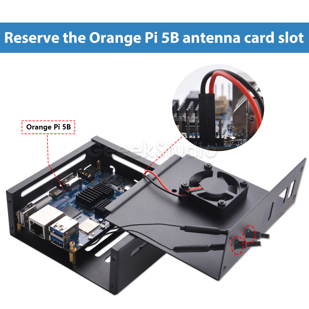 Casing pelindung logam 5/5B or - Pi 5 Case ulasan dan harga
