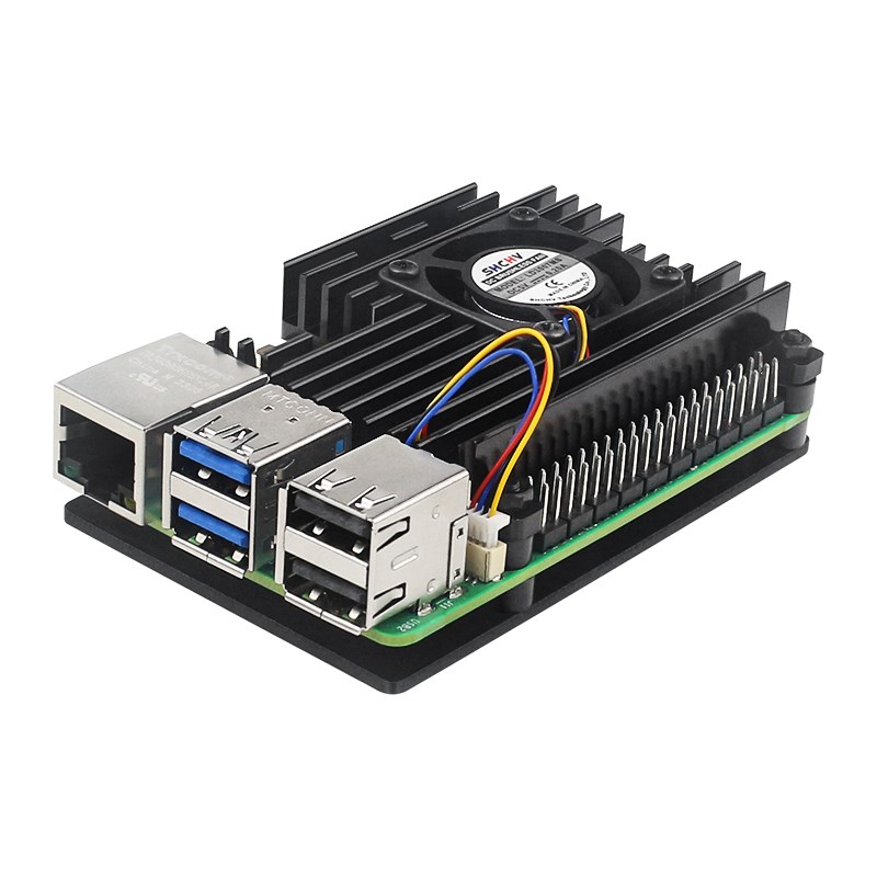 Raspberry beri Pi 5 casing log - Pi 5 Case ulasan dan harga