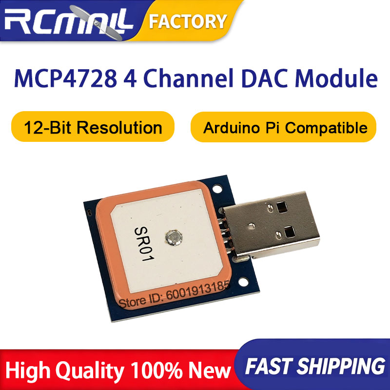 Modul DAC I2C 12 Bit MCP4728,  - Raspberry Pi 4 ulasan dan harga